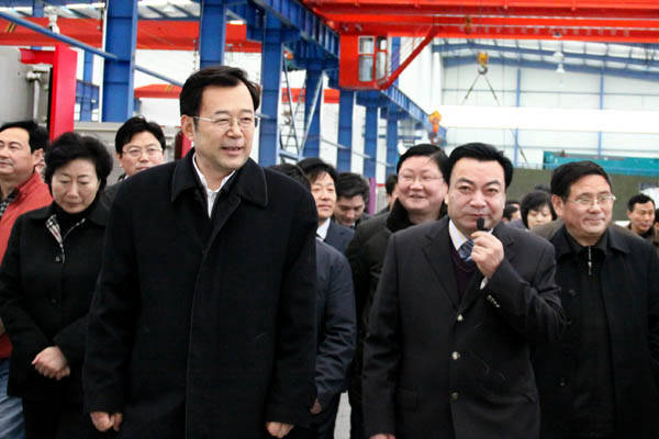 国度发改委副主任孙志刚来中德机床调研 国度发改委副主任孙志刚来中德机床调研