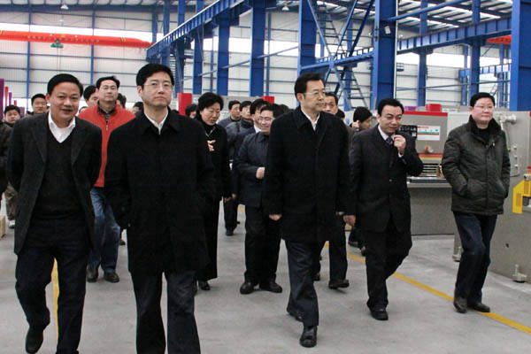 国度发改委副主任孙志刚来我公司观赏观察 国度发改委副主任孙志刚来我公司观赏观察
